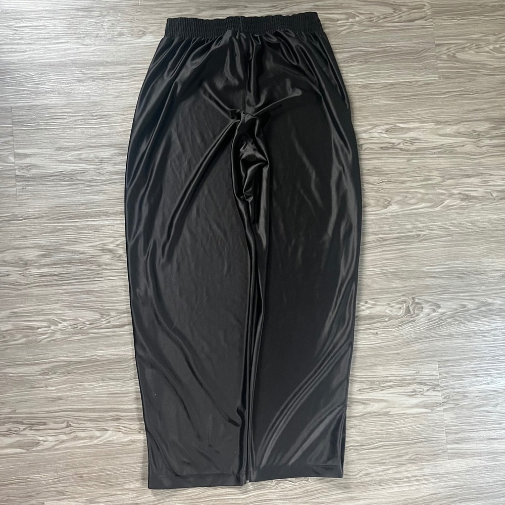 Vintage Nike Tear Away Track Pants Mens XL Black Snap Button Warm Up Trousers - Picture 2 of 10